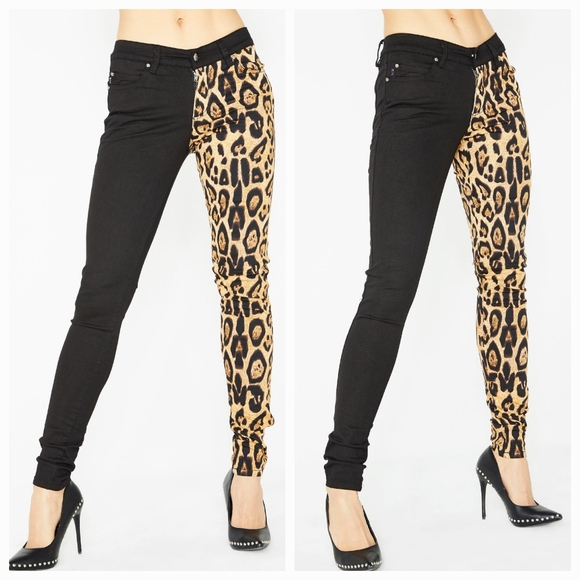 TRIPP NYC Split Leg Leopard Pants | Size 28 - Picture 5 of 11